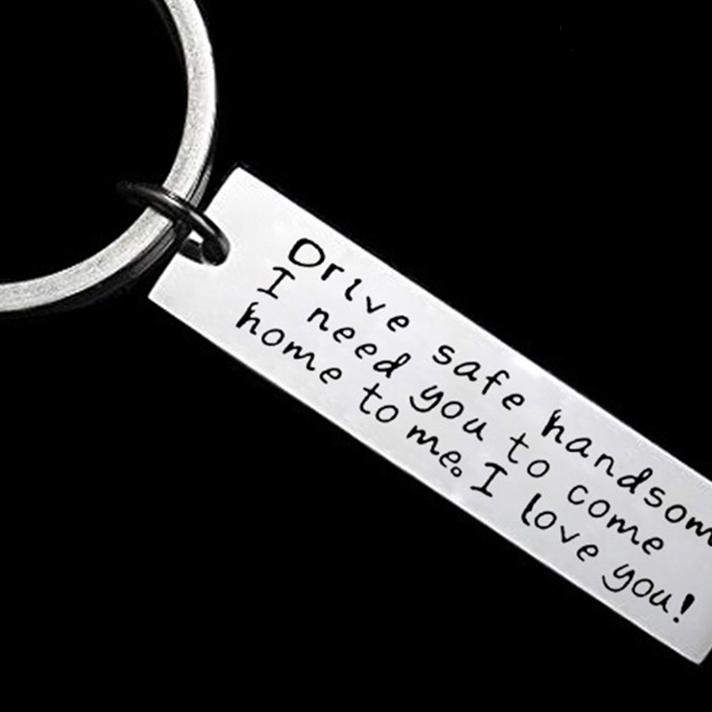 Gantungan Kunci Bahan Stainless Steel Anti Karat Tahan Lama Untuk Hadiah Ulang Tahun