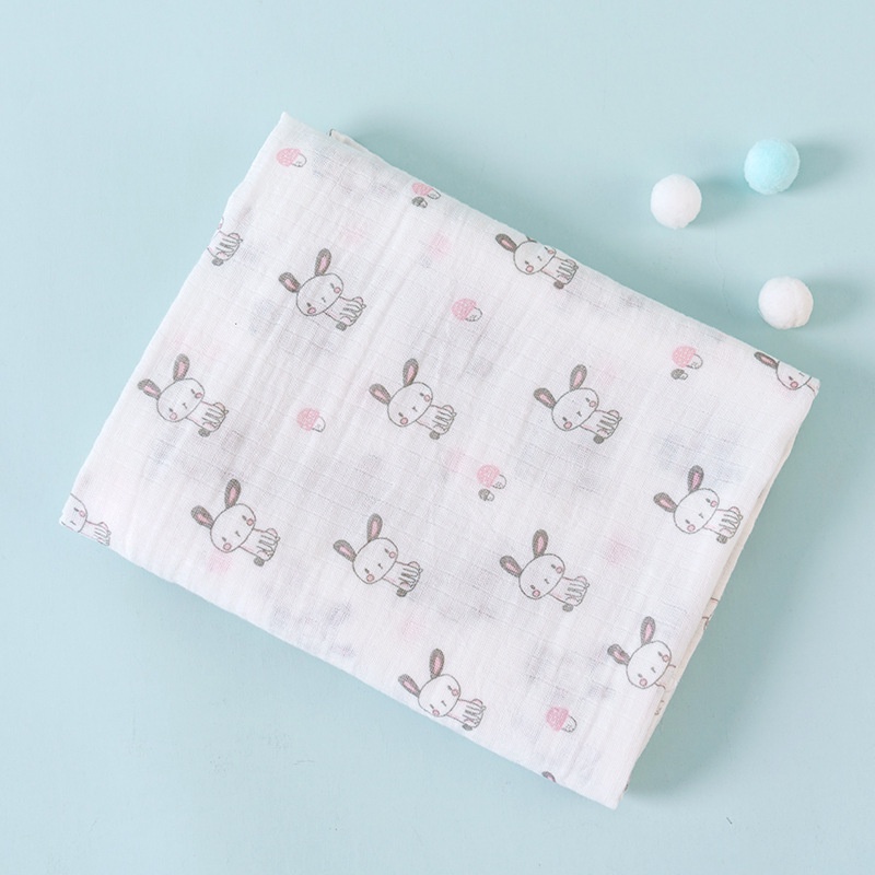 Kain Bedong Bayi Muslin Swaddle Colth/selimut anak/Bedong Muslin 110*110cm