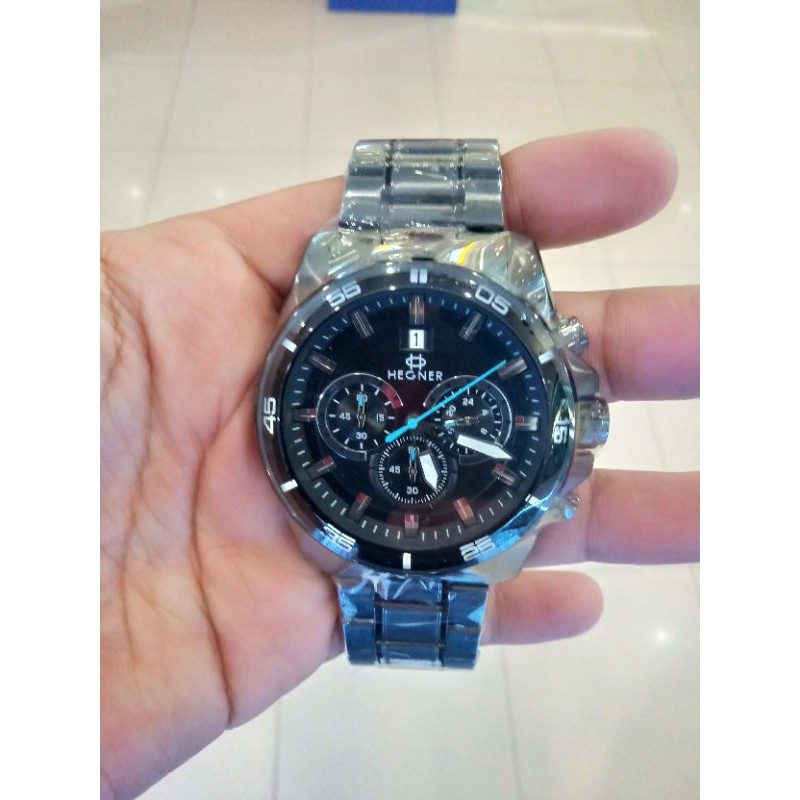 Jam tangan pria original HEGNER HW 9001