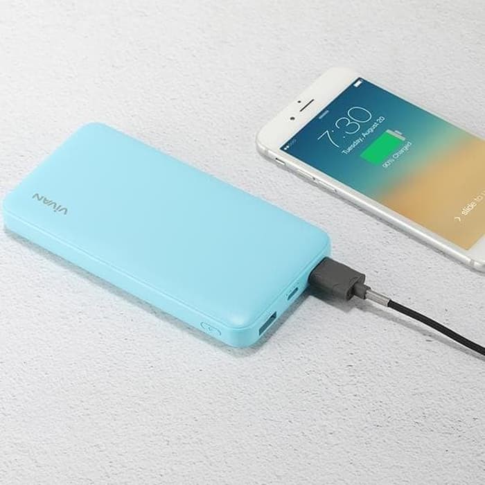 Power Bank Vivan 10000mAh Dual USB Fast Charging