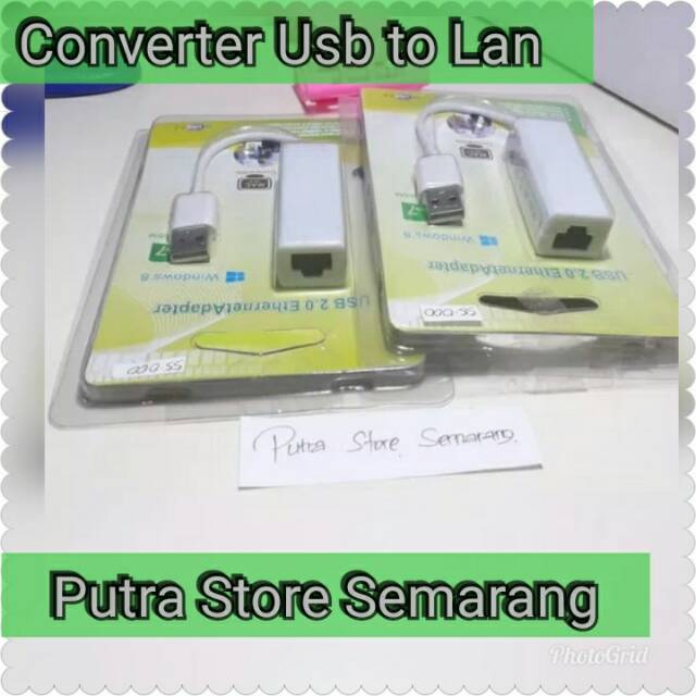 Converter Usb to LAN / Usb to Ethernet RJ45 / usb ke lan