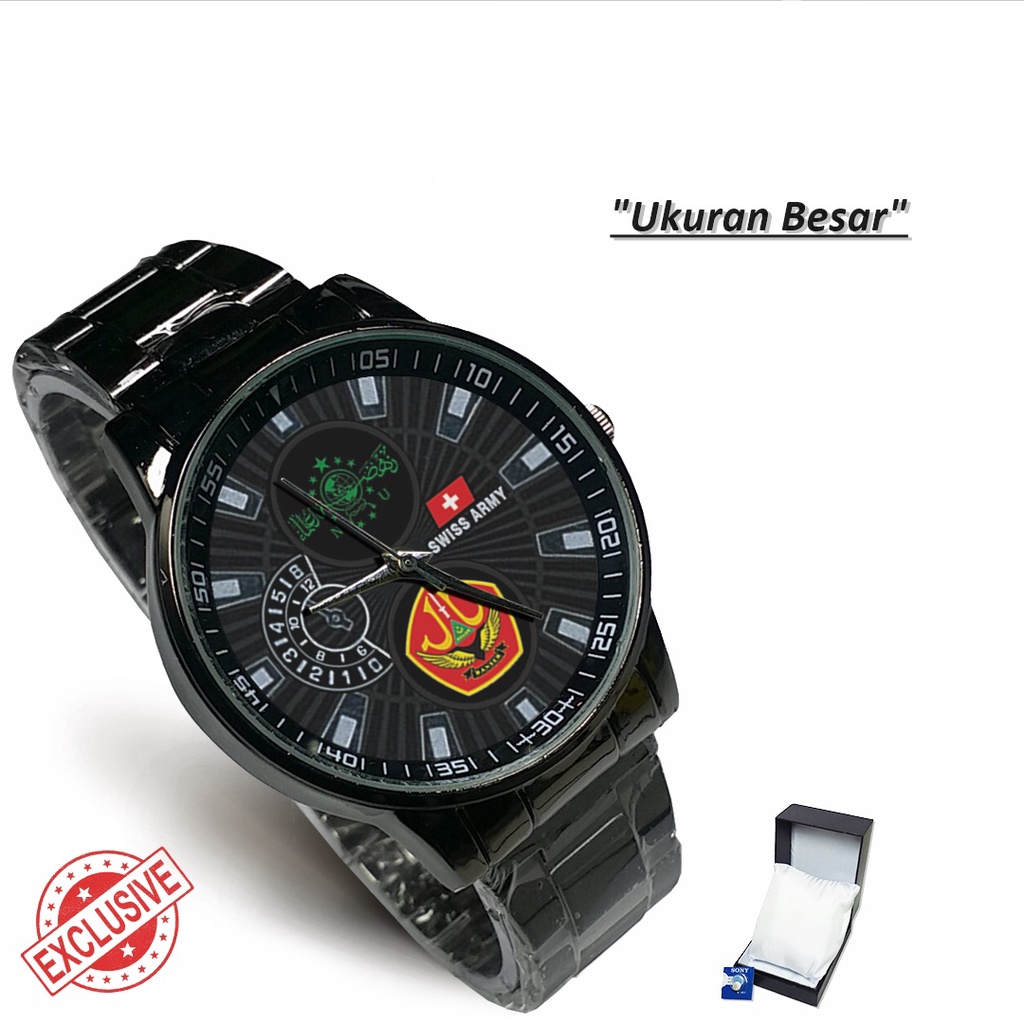 Jam Tangan Rantai Couple Logo N.U BANSER (Amazing)