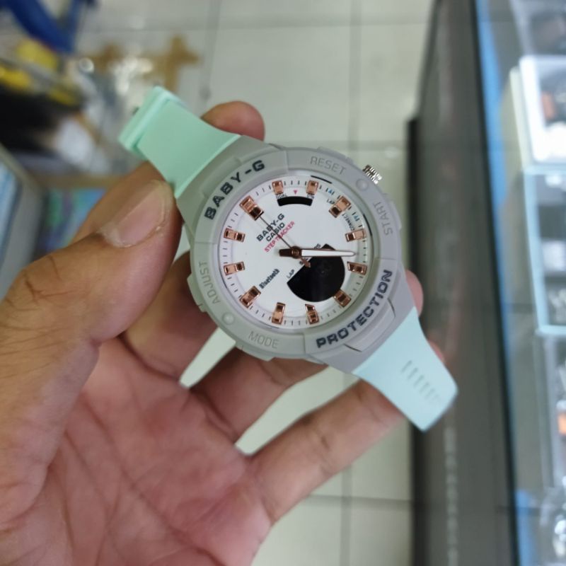 BEST SELLER JAM WANITA BABY G DG3082 DUAL TIME-Abu tosca