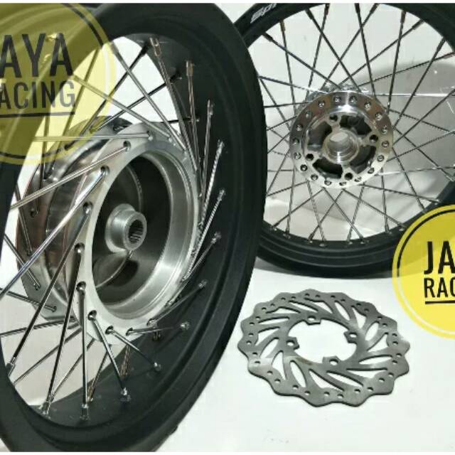 velg lengkap Beat fi - Beat lama - Scoopy - Vario 110 velg ring 14 tapak lebar 250 350 plus stel