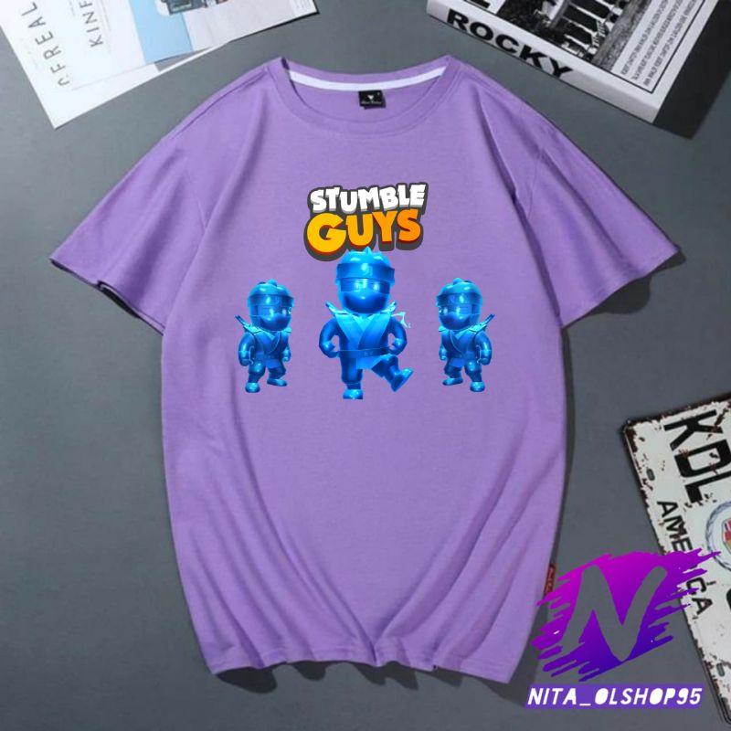 baju anak stumble guys kaos anak stumble guys atasan anak laki laki premium tiga ninja