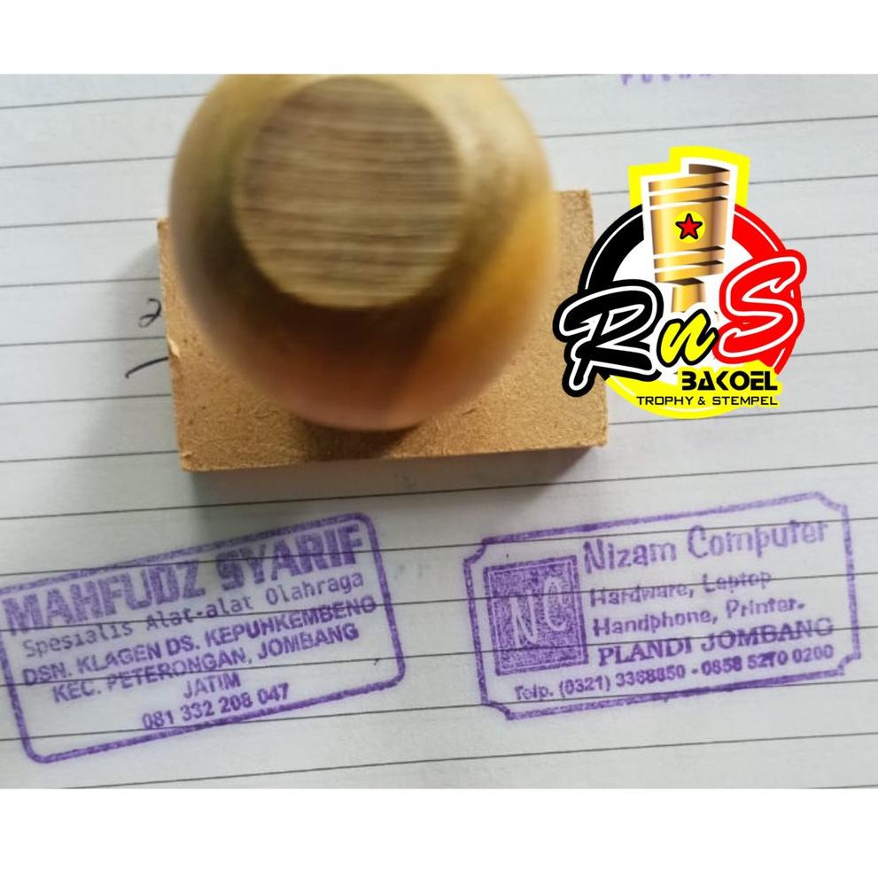 

HOT ITEM ㋿ STEMPEL KAYU PERSEGI PANJANG ♘