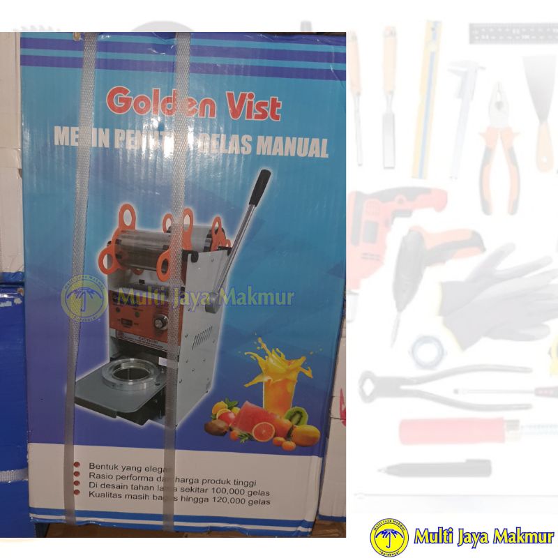 Mesin Cup Sealer Press Gelas Plastik Manual/ Mesin Pengemas Minuman