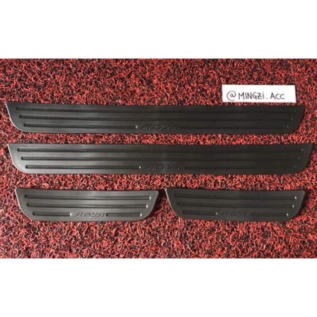 [LARIS] AGYA / AGYA 2018 2019 2021  TRD SILLPLATE SAMPING INJAKAN PINTU SAMPING PLASTIK