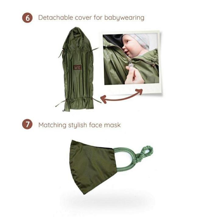 Protective Babywearing Jacket APD Cuddleme | Safety Jacket Gendong Corona Ibu Bayi