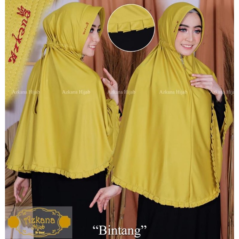 KERUDUNG SERUT JUMBO ORIGINAL AZKANA TERMURAHH/ JILBAB JUMBO INSTAN