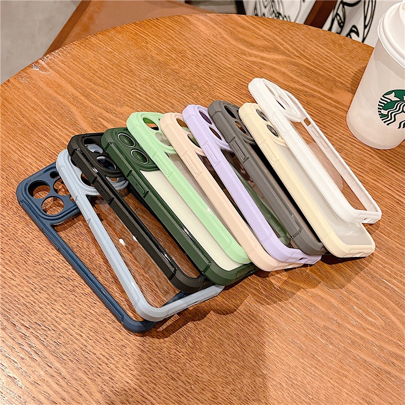 Alpine Soft Case Hp Transparan Tahan Goncangan Sangat Tipis Untuk iPhone 13 / 12 / 11promax / XS MAX