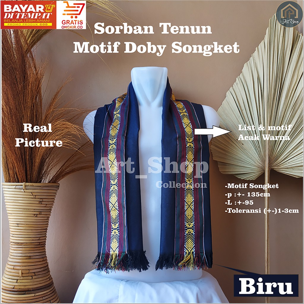 Sorban Murah Sorban Panjang Motif Songket