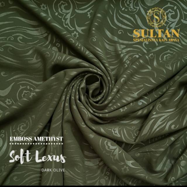 0.5m Soft Lexus embos warna ori Sultan