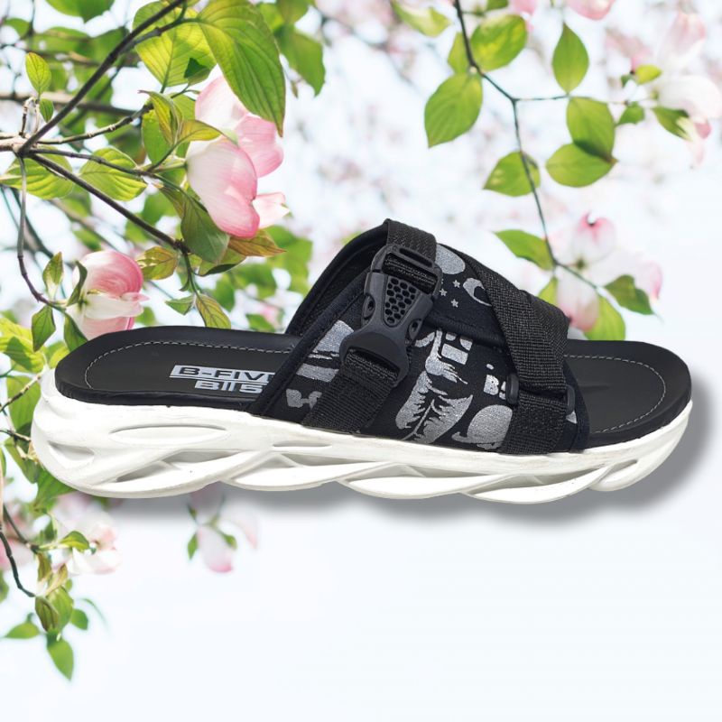 Soulfifteen Footwear Sandals Twopipe - Black / B5 Original NOKOY - Sandal Gunung Traveling Pria Wani