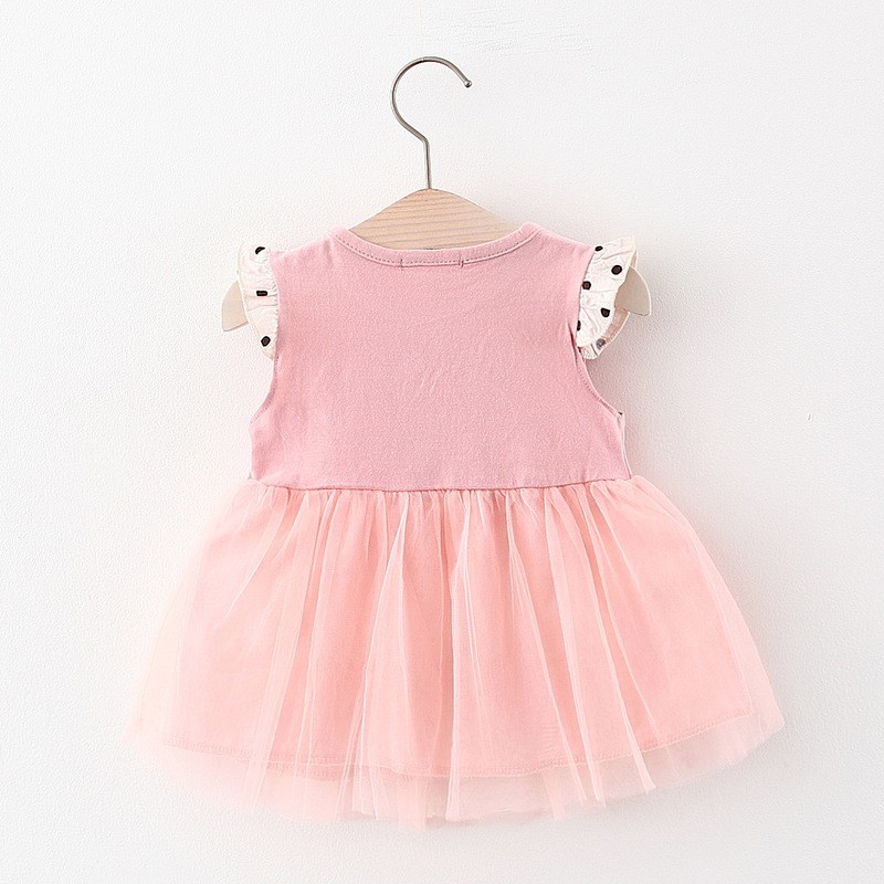 LittleAaron DRESS RABBIT PEEP 8826 EBV Baju Dress Anak Perempuan Import 6 bulan - 3 tahun