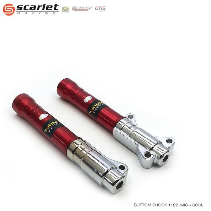 SHOCK BOTTOM BAMBU SHOCK SOK DEPAN 1122 MIO SOUL SCARLET RACING