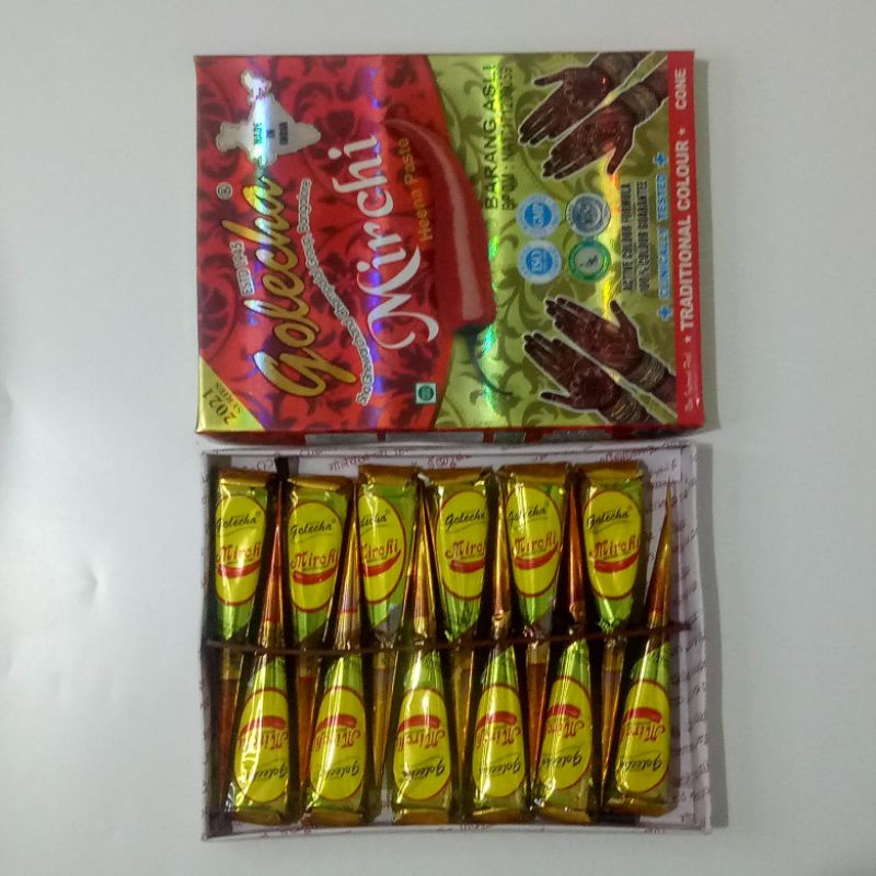 HENNA GOLECHA ASLI BPOM (ECER)-MIRCHI