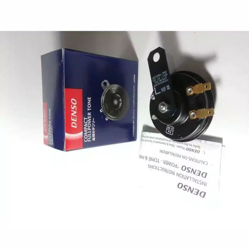 Klakson Denso (DISC) 1 Biji WaterProof 12 Volt Original 100% Buat Motor &amp; Mobil Harga Satuan