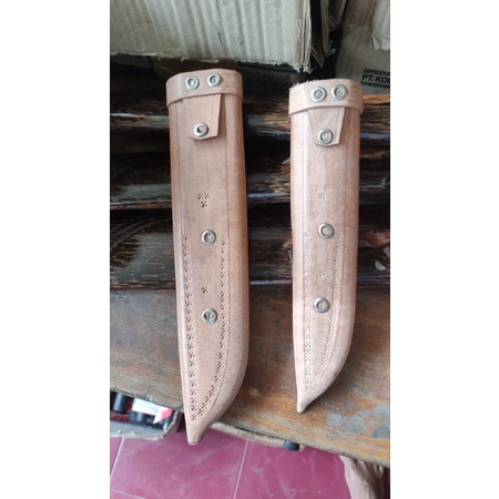sarung pisau kulit asli