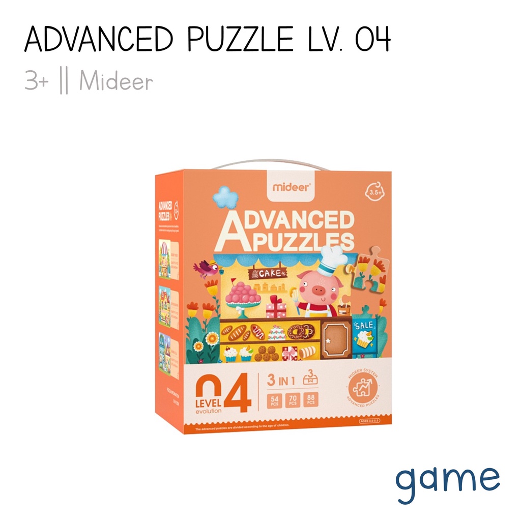 Mideer Advanced Puzzle Level Up 4,5,6,7
