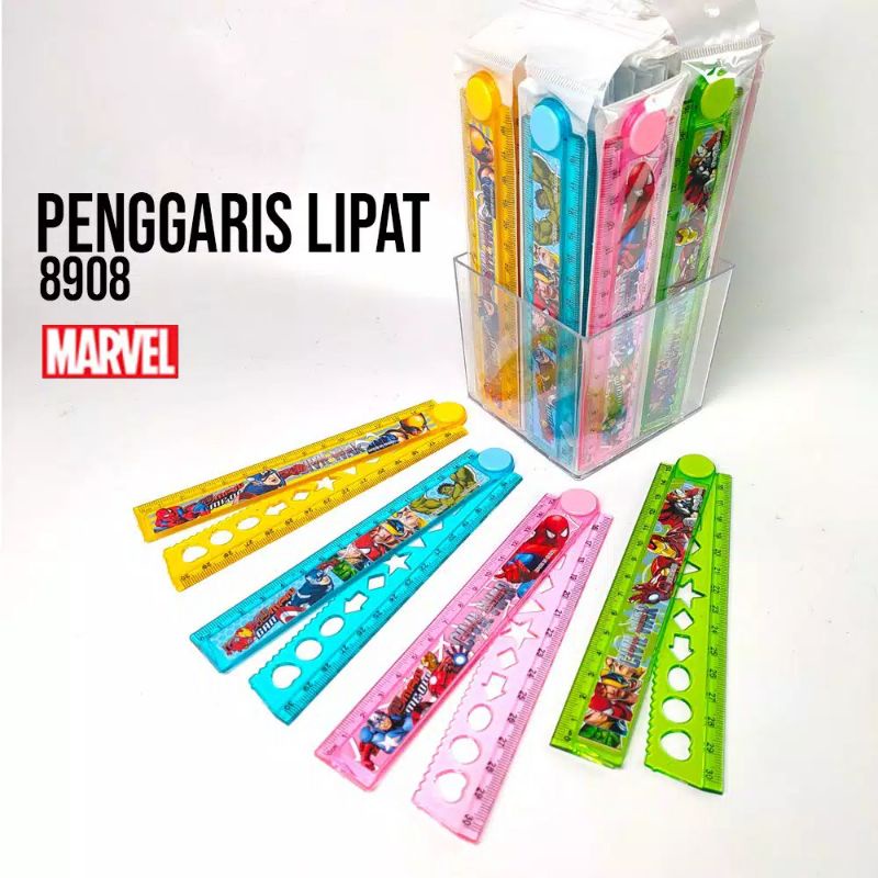 

PENGGARIS LIPAT 30CM MOTIF KARAKTER ISI 40PCS(1PAK)