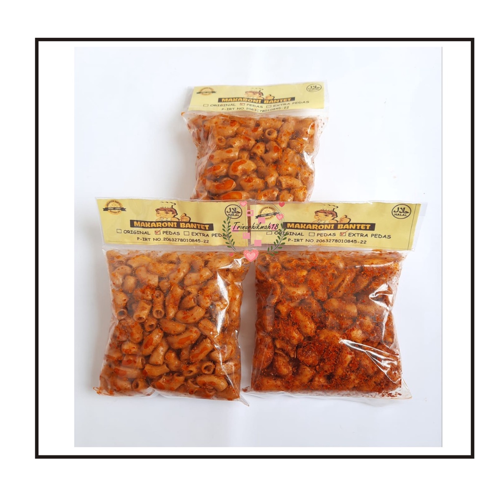 

[COD] MAKARONI BANTET TASIKMALAYA (ASLI) / MAKRONI BANTET 60 GRAM - MAKARONI KRIWIL TASIKMALAYA