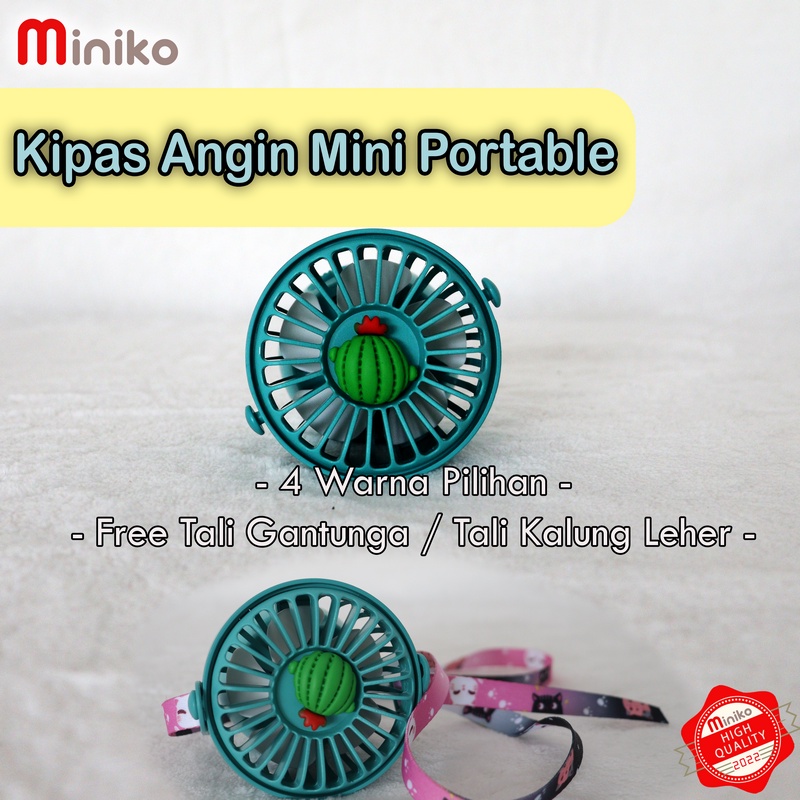 Kipas Angin Portable Tali kode HA-1258 / Kipas Angin karakter Lucu