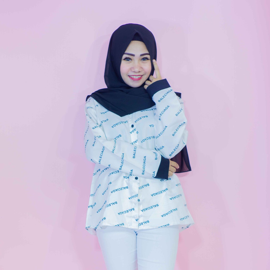 KEMEJA WANITA | BALENCIAGA