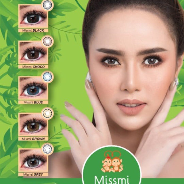 Softlens MISSMI FLAT DIA 16.00mm NORMAL &amp; MINUS BLUE  (-0.50 s/d-3.00) Flat Diameter 16mm Gelflex/Lensa  Kontak/ BS