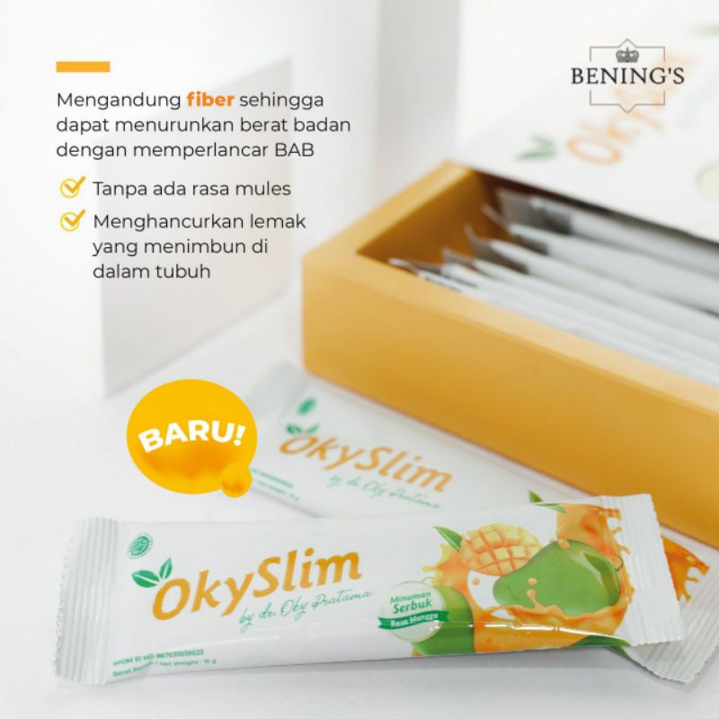 

Bening's Oky Slim / Minuman Pengurus Badan