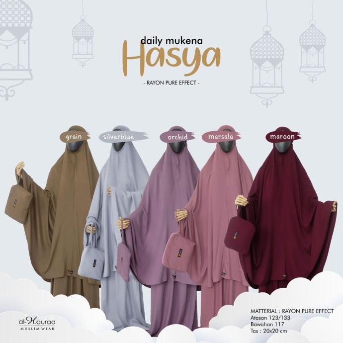 Mukena Dewasa Hasya Al Hauraa Shescanflyy