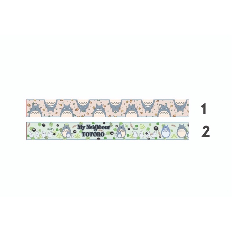 

washi tape selotip motif totoro ghibli