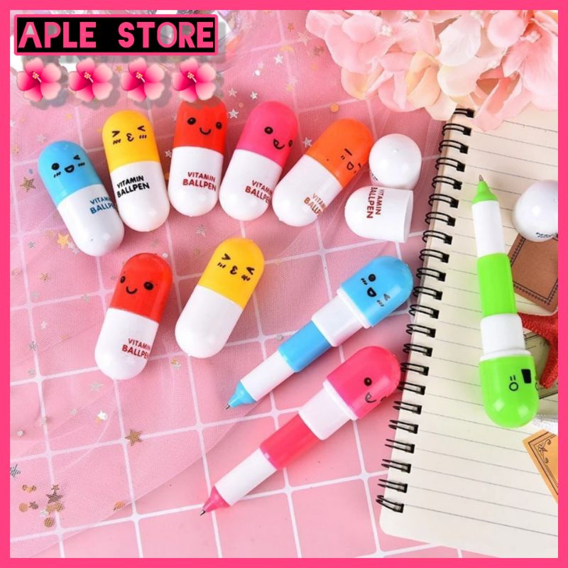 

Pulpen Kapsul Vitamin Tablet Pena Vitamin Ballpen Obat Kapsul Unik