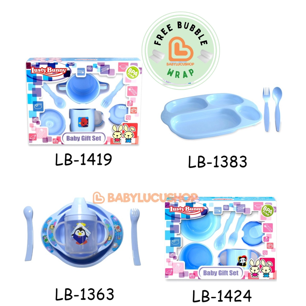 Lusty Bunny Feeding Set Gift 6 pcs Bunny LB1424