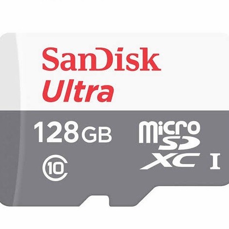 MICRO SD SANDISK 128GB MEMORY CARD 100MBPS / MICRO SD SANDISK 128 GB CLASS 10 SPEED 100 MBPS C10