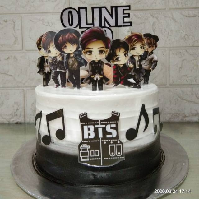 

BTS / KPOP / Tart karakter / custom cake / birthday cake