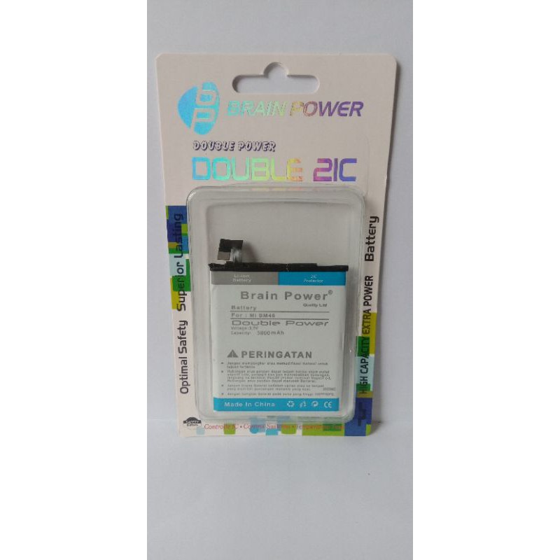 Batrai Batre Bt Barin Power Xiaomi BM46/Redmi Note 3 Double Power