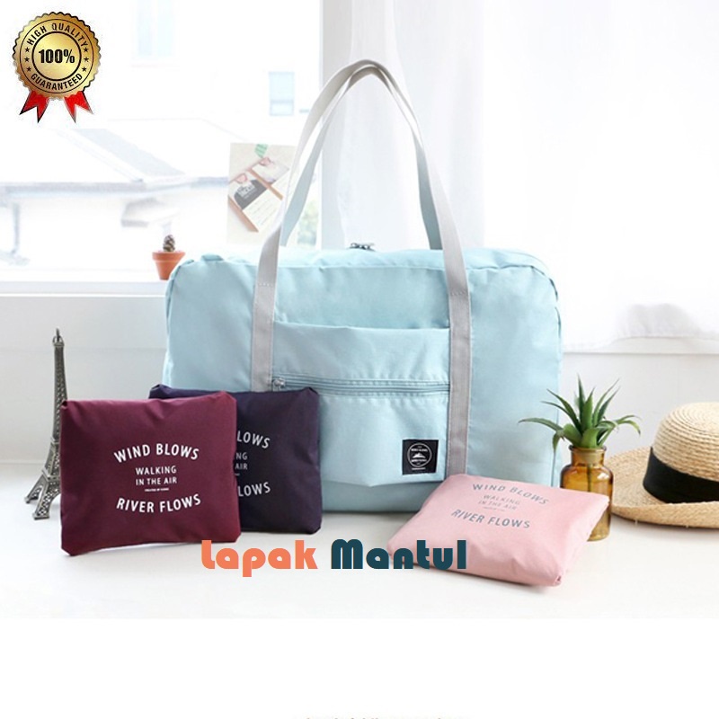 LM-0207 Tas Hand Carry Traveling Bag Besar-Tas Motif Lipat Travel-Tas Travel Lipat Organizer  Waterproof-Bag Foldadle Traveling