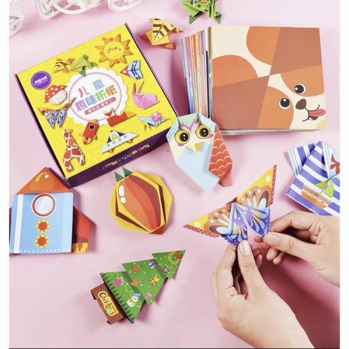 

Art Paper Kertas Lipat Origami Motif Bergambar - Aktivitas Prakarya Anak