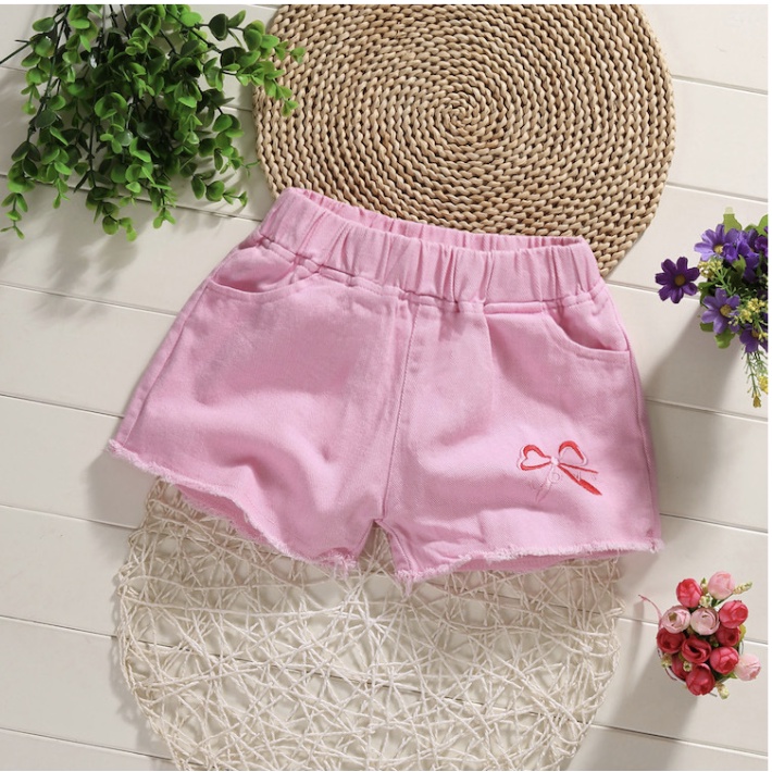 babyfit [3-8thn] TIEED celana jeans pendek hotpants anak perempuan impor jx-0112r