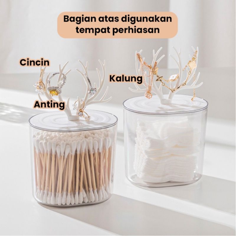 Kotak Kosmetik Kotak Penyimpanan Kapas Kotak Aksesoris Rak Kosmetik