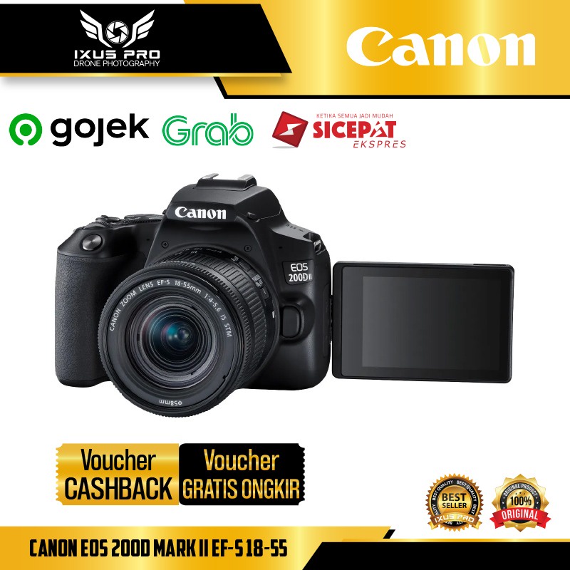 Canon EOS 200D 18-55mm Mark II IS STM