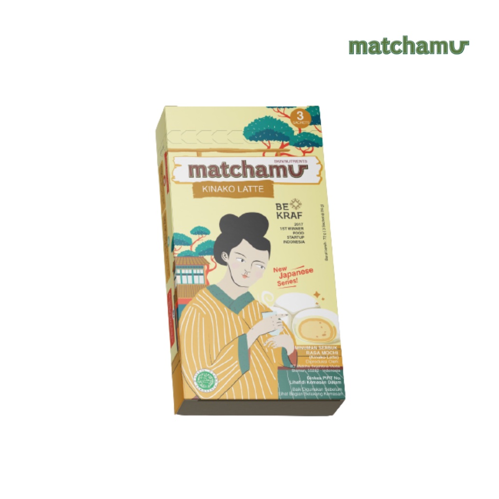 

Matchamu Kinako Latte Box of 3 Promo Snack