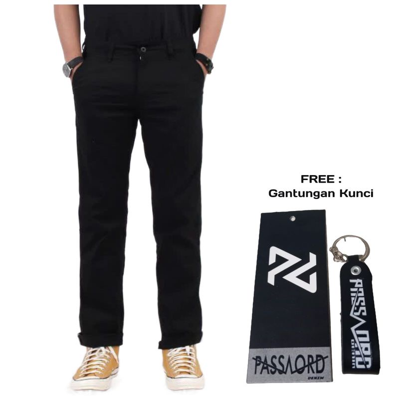 Celana Panjang hitam Pria Chino Standar Terbaru 2022 Original/celana Chino Standar