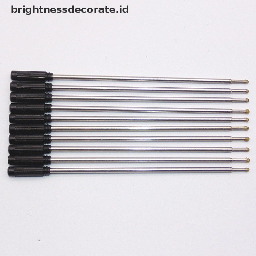 [birth] 10 X Cross Type Ballpoint Pen Refills ink medium &amp; black WF [ID]