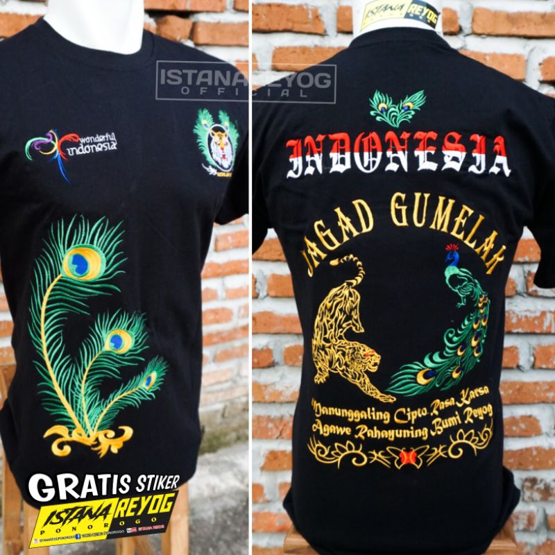 KAOS REOG BORDIR / KAOS MOTIV REOG / KAOS BUJANGGANONG /JAGAD GUMELAR / KAOS BARONGAN / DEVIL