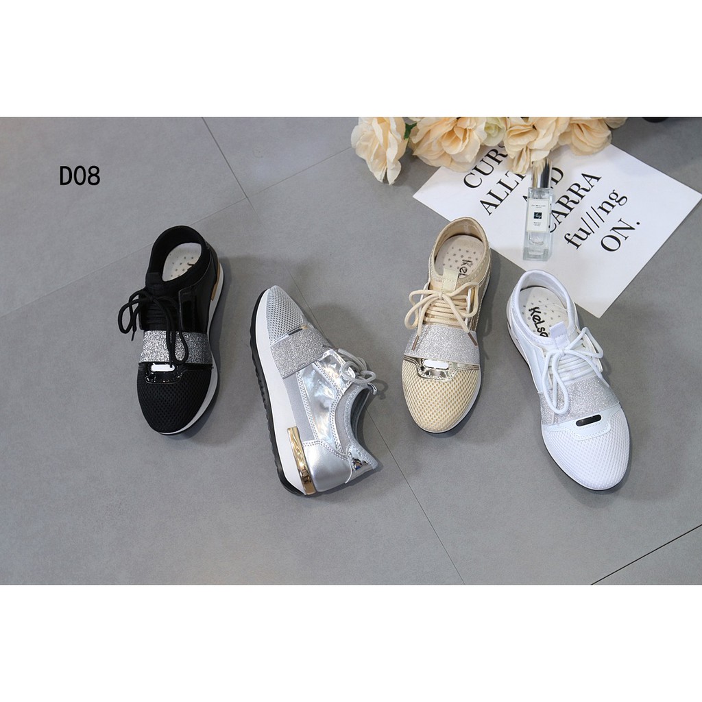 SEPATU BATAM-SEPATU IMPORT- KELSEY MEGAN SNEAKERS D08