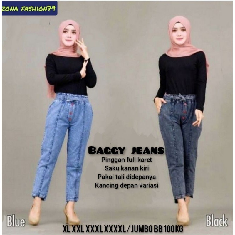 CELANA BOYFREIND PLAIN JEANS WANITA // FREE BELT/BOYFREIND POLOS