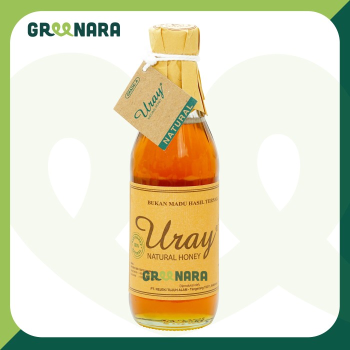 

Madu Uray Natural Honey 330ml / Raw Natural Honey / Madu Lebah Hutan