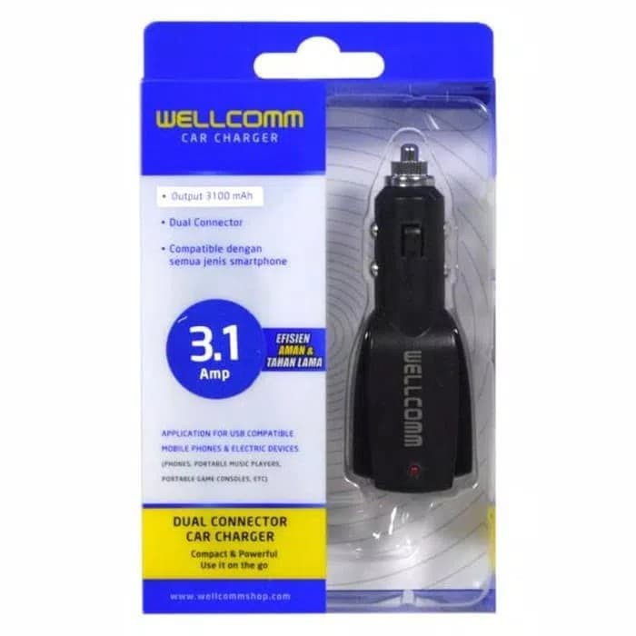 CHARGER MOBIL WELLCOMM 3.1 A